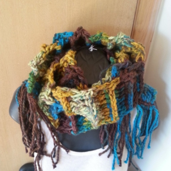 🥑Handmade Chunky Crochet Scarf Unisex - Picture 3 of 5